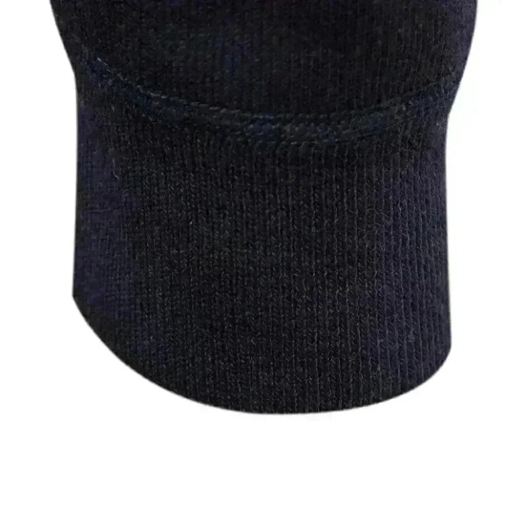 Dark Blue Mens Turtleneck Sweater